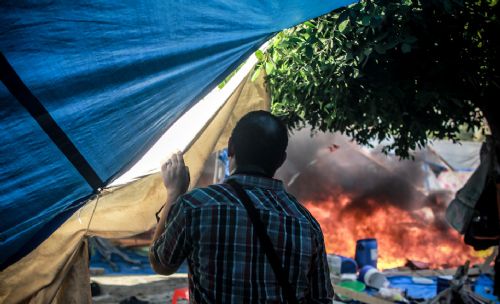 Katliamdan dehşet kareler