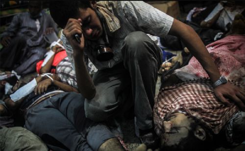 Katliamdan dehşet kareler