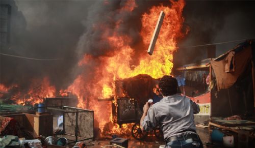 Katliamdan dehşet kareler