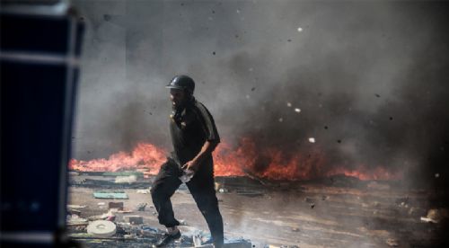 Katliamdan dehşet kareler