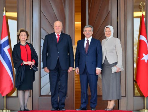 Norveç Kralı 5. Harald Ankara'da