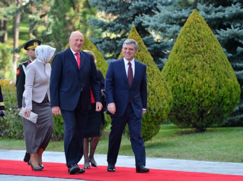 Norveç Kralı 5. Harald Ankara'da