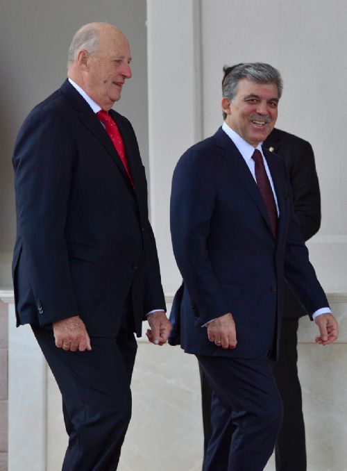Norveç Kralı 5. Harald Ankara'da