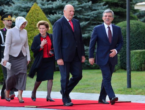 Norveç Kralı 5. Harald Ankara'da