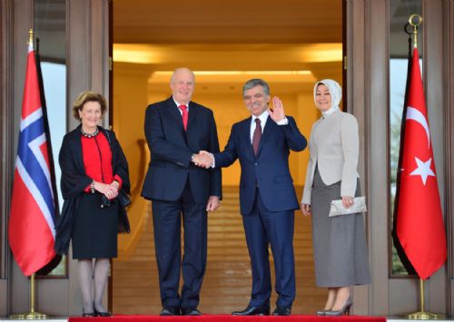 Norveç Kralı 5. Harald Ankara'da