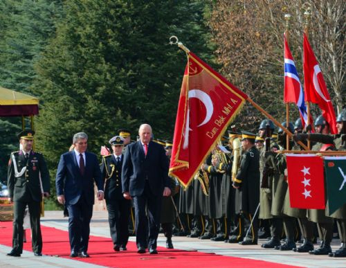 Norveç Kralı 5. Harald Ankara'da