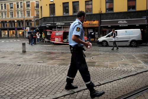 Norveç'in başkenti Oslo cehenneme döndü. İşte olaydan kareler