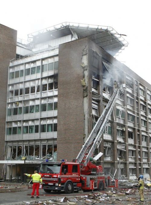 Norveç'in başkenti Oslo cehenneme döndü. İşte olaydan kareler
