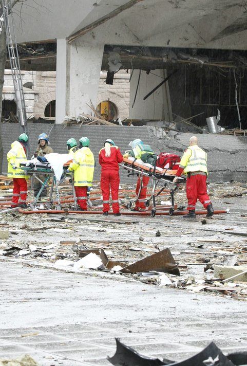 Norveç'in başkenti Oslo cehenneme döndü. İşte olaydan kareler