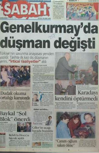 28 Şubat dönemi 'Gazete Manşetleri'