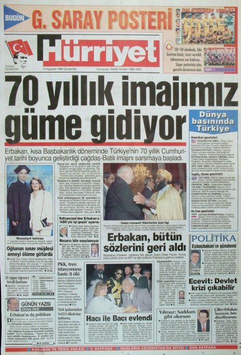 28 Şubat dönemi 'Gazete Manşetleri'