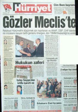 28 Şubat dönemi 'Gazete Manşetleri'