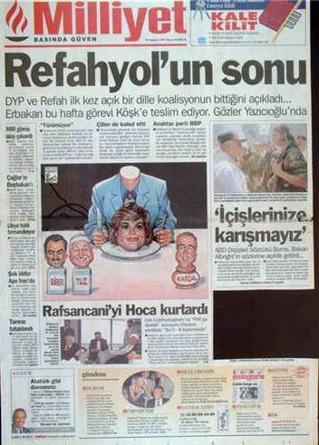 28 Şubat dönemi 'Gazete Manşetleri'