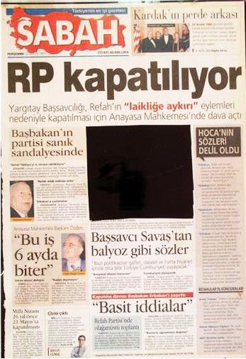 28 Şubat dönemi 'Gazete Manşetleri'