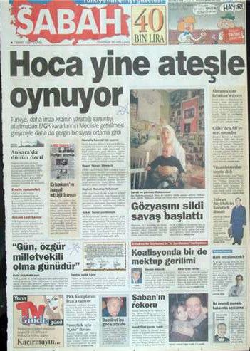 28 Şubat dönemi 'Gazete Manşetleri'