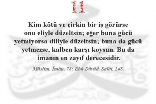 Peygamber Efendimizden çarpıcı Hadis-i Şerifler