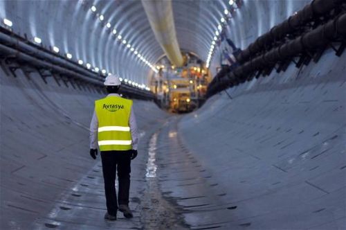 Avrasya Tüneli ilk kez görüntülendi