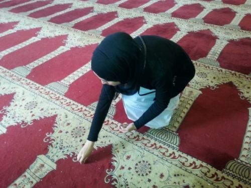 Mescid-i Aksa'da temizlik çalışmaları