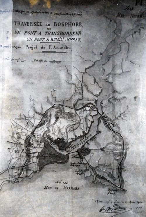 Boğaz Köprüsü inşaatı fotoğrafları