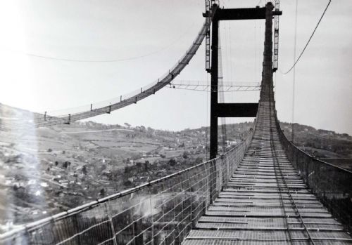 Boğaz Köprüsü inşaatı fotoğrafları