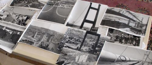 Boğaz Köprüsü inşaatı fotoğrafları