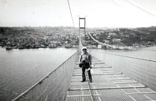 Boğaz Köprüsü inşaatı fotoğrafları