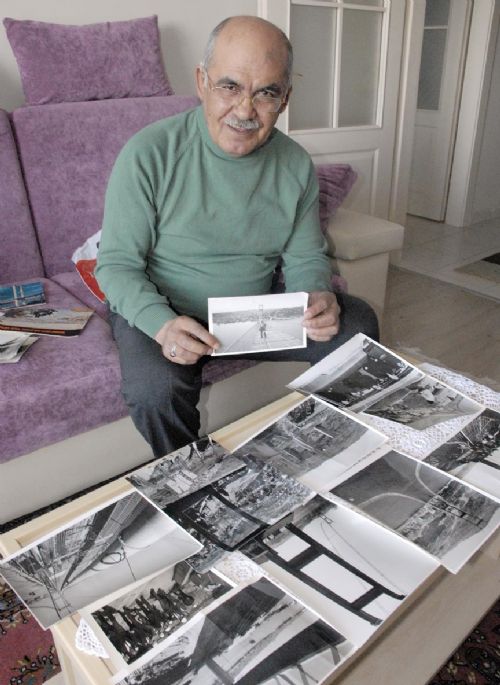 Boğaz Köprüsü inşaatı fotoğrafları