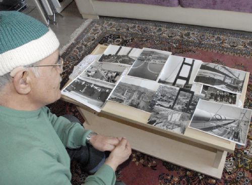 Boğaz Köprüsü inşaatı fotoğrafları