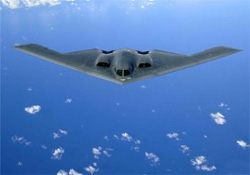 B-2 hayalet uçak düştü