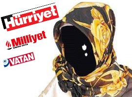 Medya türbanla işte böyle korkutuyor