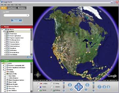 Google Earth?e ABD üsleri yasak
