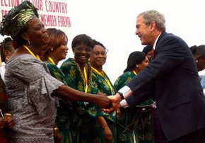 Bush Afrika'da neyin peşinde