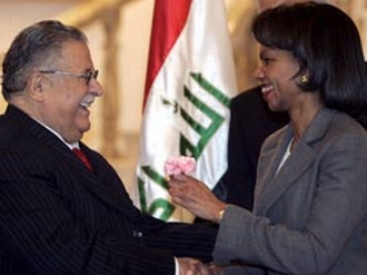 Rice ve Talabani Irak'ta görüştü