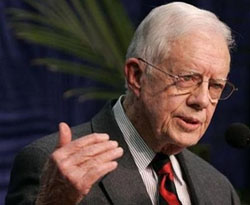Carter: 'Gazze ablukası utanç verici'