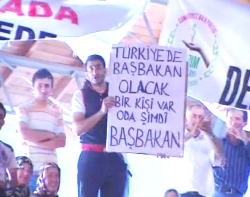 Baykal'a Urfa'da pankart şoku