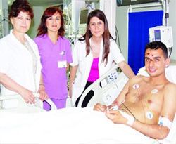 45 dakika öldü eşini ve çocuğunu unuttu