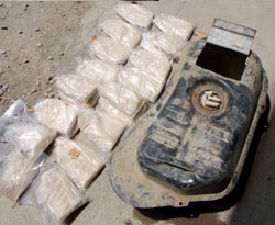 Hakkari'de 77 kilo eroin ele geçirildi