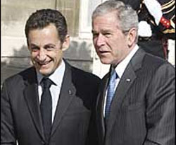 Bush ve Sarkozy Güney Osetya'yı görüştü