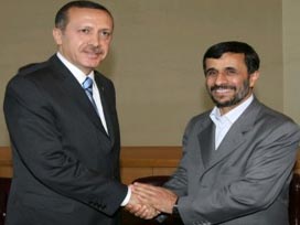 Ahmedinejad ile Erdoğan görüşüyor
