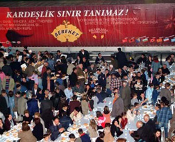 Bosna'da 'Bereket Konvoyu' coşkusu