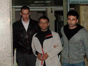 Gaspçılar kameralara yakalandı