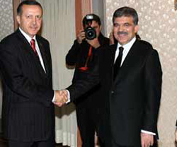 Cumhurbaşkanı Gül, Erdoğan'ı kabul etti