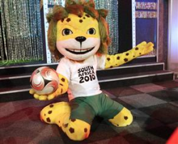 2010'un maskotu leopar Zakumi