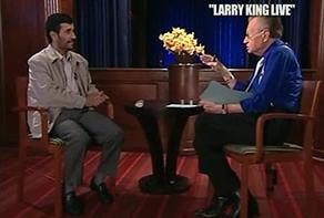 Ahmedinecad 'Larry King Live'a katıldı