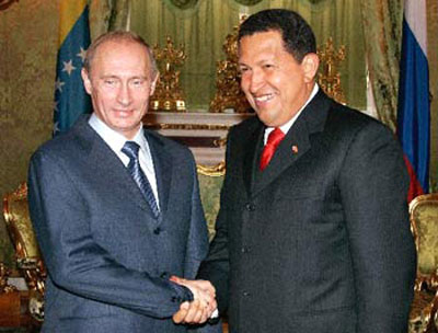 Chavez Rusya'da
