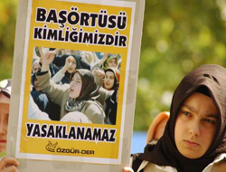 Başörtüsü yasağına sanal kampanya