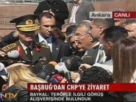 Baykal - Başbuğ görüşmesi sona erdi