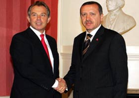 Erdoğan, Tony Blair'le görüştü