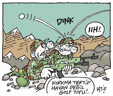 Kelimeleri susturan karikatür...