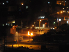 Cizre'de gösteriler gece de devam etti